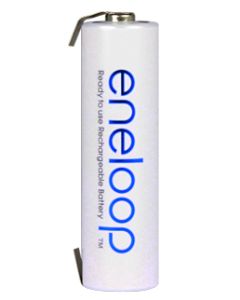 Panasonic Eneloop genopladeligt AA / R06 batteri med C-loddeflig - 1 stk.