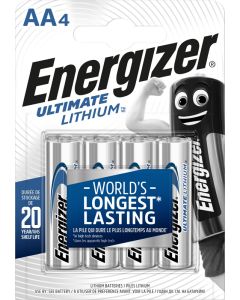 Energizer Ultimate Lithium AA / E91 / L91 Batterien (4 Stk. Packung)