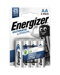 Energizer Ultimate Lithium AA / E91 / L91-Batterien (4er-Pack)