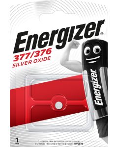 Energizer Silberoxid 377 / 376 Batterie (1 Stück Verpackung)