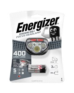 Energizer HL Vision HD+ Focus Stirnlampe 400 Lumen inkl. 3 x AAA Batterien
