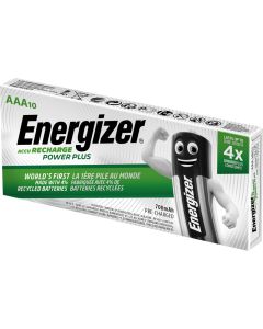 Energizer Accu Rechargeable Power Plus AAA Micro 1,2V 700mAh Displaypack (10 Stück) vorgeladen