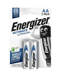 Energizer Ultimate Lithium AA / E91 / L91-Batterien (2er-Pack)