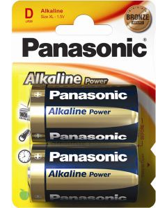 Panasonic Alkaline Power D / Mono Batterien 2 Stück Blister