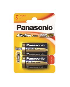 Panasonic Alkaline Power C / Baby Batterien - 2 Stück Blister