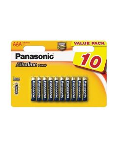 Panasonic Alkaline Power AAA Batterien - 10 Stück Blister