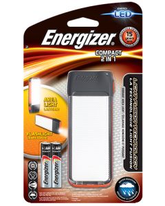 Energizer LED Compact Fusion, 2in1 Laterne und Taschenlampe, inkl. 2 X AAA Alkaline-Batterien