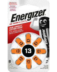 Energizer Hörapparat 13 Batterien (8 Stk. Packung)