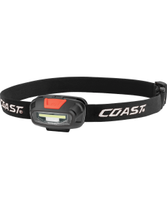 COAST FL13R wiederaufladbare Stirnlampe mit rotem & weißem Licht 270 Lumen
