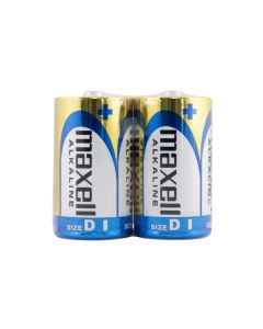 Maxell Long life Alkaline D / LR20 Shrink Batterien - 2 Stück