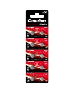 LR754 Camelion Alkaline knapcelle batteri AG5 (10 stk. Pakning)