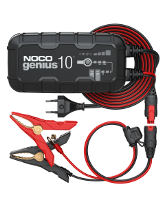 Noco Genius 10 Batterieladegerät für 6V und 12V 10000mA (Nass, Gel, MF, CA, EFB, AGM und Lithium-Ionen)
