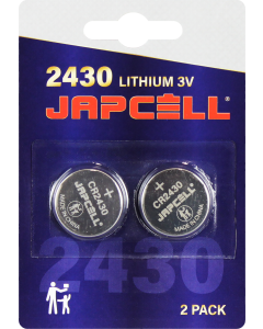 JAPCELL Lithium CR2430 Batterien - 2 Stück Packung