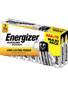Energizer Alkaline Power AAA / E92 Batterien (16 Stk. Packung)