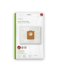 Nedis Støvsugerpose 10 stk. Passer bl.a. til Philips / Electrolux, Hvid