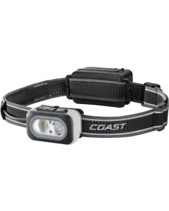 COAST RL20RB Wiederaufladbare Stirnlampe mit stapelbarem Batteriesystem inklusive Zusatzbatterie