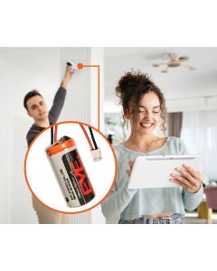 Batterie für Verisure Kamera-Detektor - 3V 1350mAh