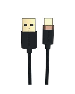 Duracell Kabel USB zu USB-C 1m Schwarz