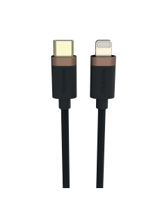 Duracell Kabel USB-C zu Lightning 1m Schwarz