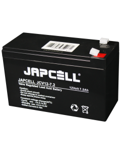 JAPCELL JCV12-7.2 F1 (4,8 mm) AGM-Batterie in VDS-Qualität