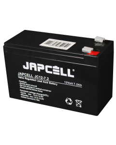 JAPCELL JC12-7.2 F2 (6,3 mm) AGM-Batterie