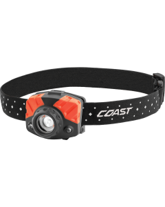 COAST FL65 Stirnlampe - Schwarz / Rot (415 Lumen) - Blisterverpackung