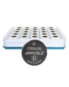 JAPCELL Lithium CR2430 Batterien - 100 Stück Packung