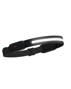 Japcell HLSA350 Wiederaufladbare Stirnlampe mit Sensor, Bluetooth und Lautsprecher – 350 Lumen
