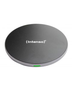 Intenso® Kabelloses Ladegerät QI 15W Schwarz, Aluminium inkl. USB-C Kabel und 20W Schnellladegerät (PD 3.0/QC 4.0)