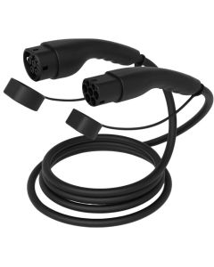 Typ 2 Ladekabel für Elektroautos - 11kW 7m, schwarz