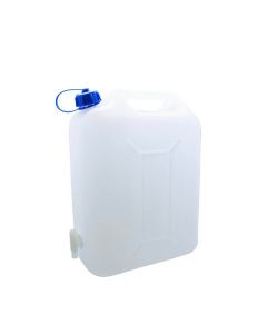 Wasserkanister mit Zapfhahn und Schraubdeckel – 10 l.