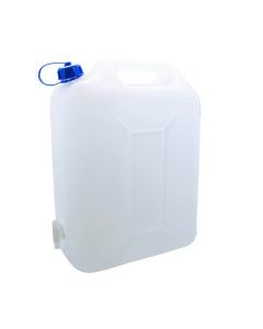 Wasserkanister mit Hahn und Schraubdeckel – 20 l.