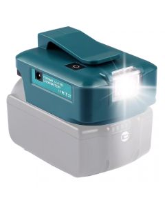 Powerbank Adapter für Makita 14.4-18V mit LED Licht und USB-C
