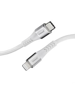 Intenso® USB-C zu Lightning Lade- und Datenkabel, 27W/PD/MFI – 1,5 m