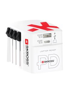 Skross-Reisestecker „Hele Verden“ für 45 W PD 