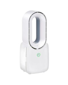 Wiederaufladbarer Tischventilator, 7 Lichtstufen, USB-C, 3 Geschwindigkeitsstufen