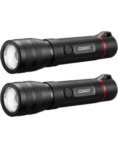 2 Stück Coast G60R 1000 Lumen wasserdichte wiederaufladbare Taschenlampe