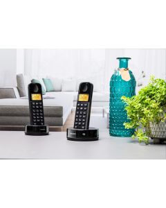 Philips D1602B/01 Schnurlostelefon – 2 Sets