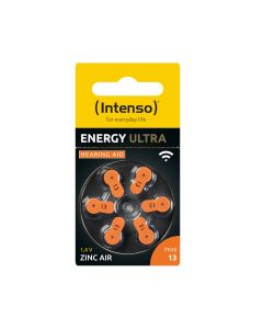 Intenso Str. 13 (A13) Hörgerätebatterien - 6 Stück.