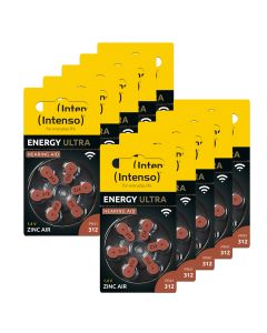 Intenso Str. 312 (A312) Hörgerätebatterien - 60 Stück.