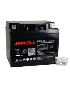 Japcell JCC12-45 AGM Verbraucherbatterie für z.B. Elektroroller/Kabinenroller etc.
