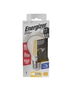 Energizer E27 LED GLS Glühbirne 5W (550lm), 2700K, Warmweiß, dimmbar