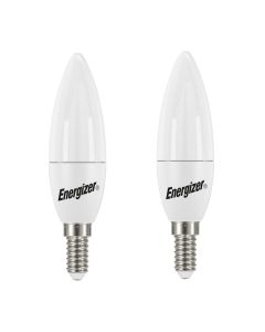 Energizer E14 LED-Glühbirne 4.9W, (470lm), 3000K, Warmweiß, 2 Stk.