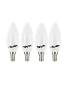 Energizer E14 LED 4.9W (470lm), 3000K, Warmweiß, 4 Stk.