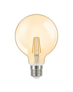 Energizer E27 LED-Lampe GOLD, G95, 5W (550lm), 2200K, Warmweiß