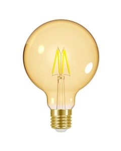 Energizer E27 LED-Lampe GOLD, G95, 5W (470lm), 2200K, Warmweiß, dimmbar