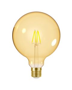 Energizer E27 LED-Lampe GOLD, G125, 5W (550lm), 2200K, Warmweiß, dimmbar