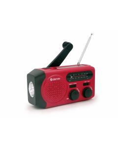 Denver Emergency Radio - Handkurbel/Solar/Lampe/Powerbank/FM/AM/SOS