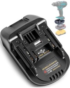 Akku-Adapter - DeWalt/Milwaukee 18V/20V für Makita 18V-Lithium-Elektrowerkzeuge