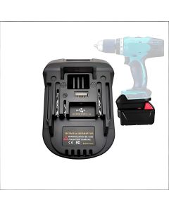 Akku-Adapter - Black&Decker/Stanley 20V für Makita 18V-Lithium-Elektrowerkzeuge